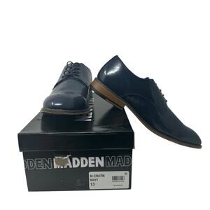 Madden Cratik Derby navy oxford dress shoes size 12